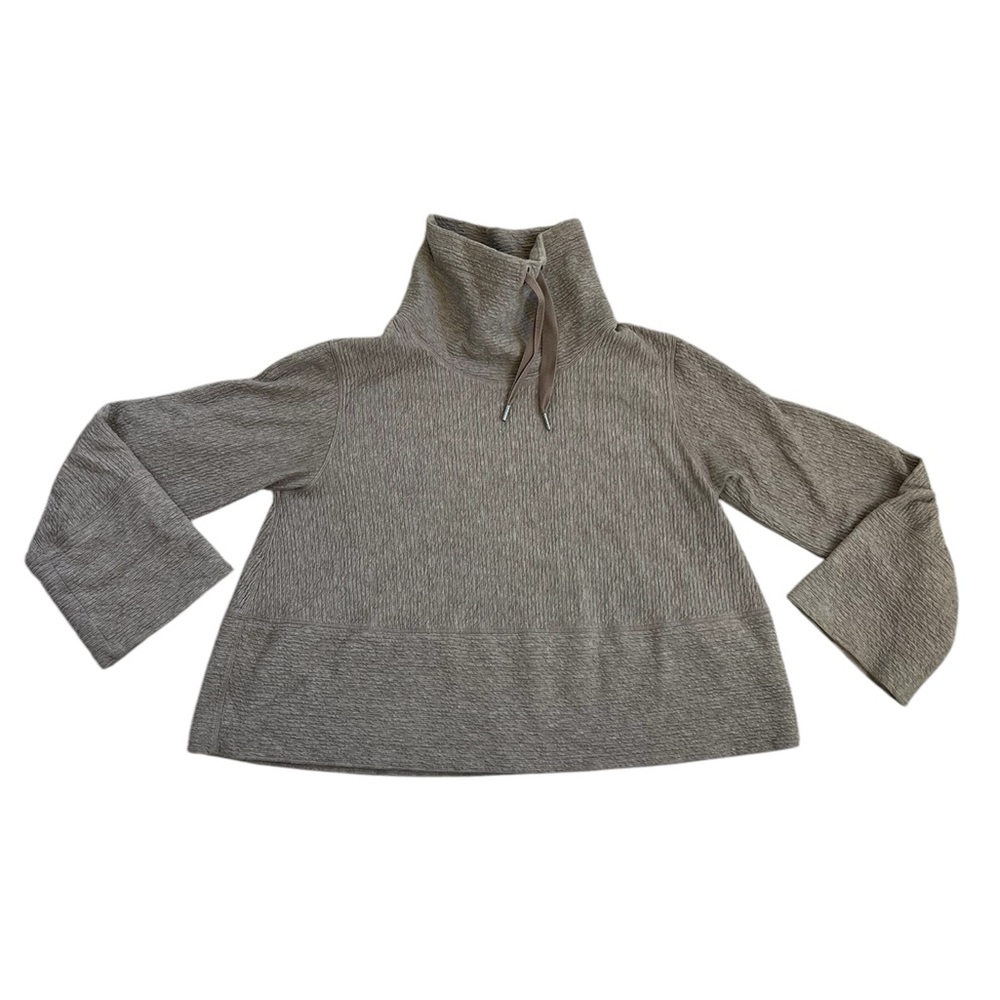 Lululemon Tan Retreat Yourself Cowl Neck Pullover Sweater ⭐️